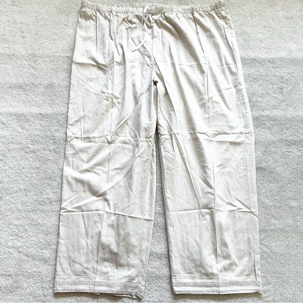 COTTAGE COLLECTION LIGHTWEIGHT PANTS SIZE 3X Cottagecore Minimalist Lounge